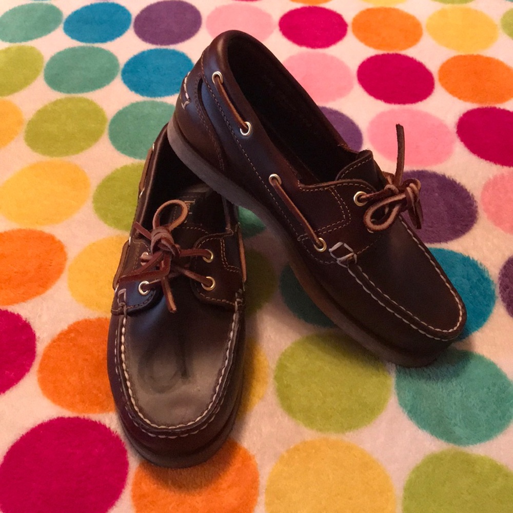 Timberland Loafer Boat shoe Dark Brown size 5.5